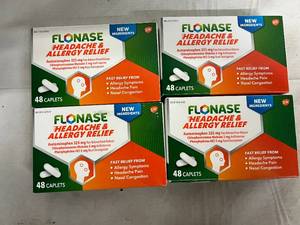 4 Boxes of Flonase Headache & Allergy Relief