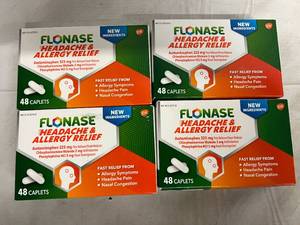 4 Boxes of Flonase Headache & Allergy Relief