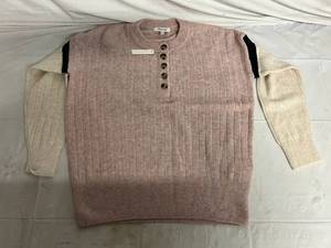 Madewell Donegal Bowden Henley Button Sweater - XS