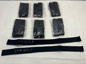 6x Gym Wolf Lifting Straps
