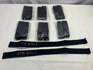 6x Gym Wolf Lifting Straps