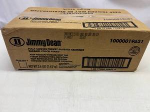 Case of 6 Jimmy Dean Turkey Crumbles