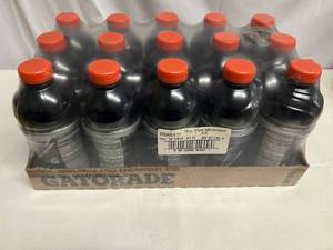 15x 28oz Gatorade Midnight Ice