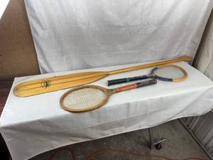 lot 45 image: Oar and Rackets