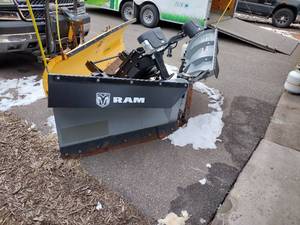 Meyer Ram Super V  SV3 86 steel Flared wing V plow
