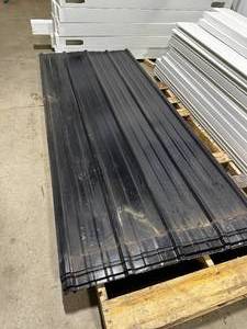 Black Metal Corrugated Sheet Metal Panels