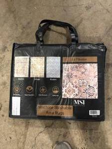 lot 11 image: MSI Machine Washable Area Rug Customer Returns See Pictures