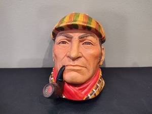 lot 106 image: Vintage LEGEND PRODUCTS Bossons Style Sherlock Holmes Wall Hanging Bust