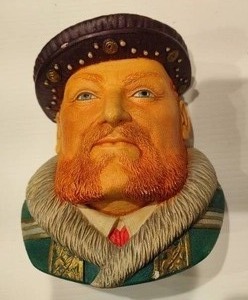 lot 110 image: Vintage LEGEND PRODUCTS Bossons Style King Henry VIII Bust