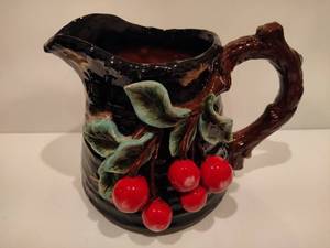 lot 50 image: Rare APPLE TREE DESIGN Cherry Pitcher