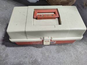 lot 64 image: Tackle Box wMisc Fishing Supplies