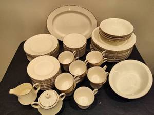 lot 71 image: NORITAKE Affection Ivory China Set - 68pcs -