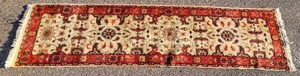 lot 23B image: Vintage Pakistani Arak Style Hall Runner