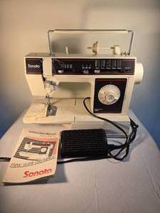 lot 218 image: Sonata Model 6610 10-Stitch Electric Sewing Machine