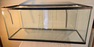 lot 300 image: 30 Gal. Glass Aquarium  Terrarium Tank