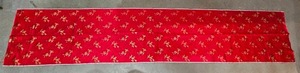 lot 66H image: Breathtaking Thai Silk Fabric - Red  Gold Floral