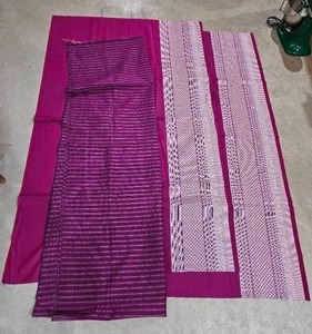 lot 66B image: Gorgeous Thai Silk Fabric Collection - Lavender Palette - (3)
