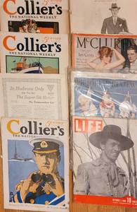 lot 294 image: 1915 COLLIERS Magazines plus McClure  Life  Pictorial Review