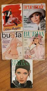 lot 290 image: Retro 1969 Euro Fashion Magazines