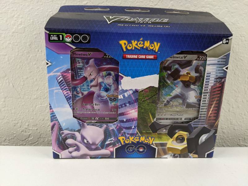 lot 19C image: Pokemon GO V Battle Deck Bundle Mewtwo vs Melmetal - Pokemon GO J