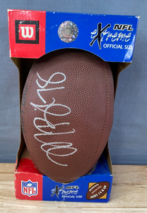 lot 30 image: Matt Birk Autographed Minnesota Vikings Wilson Extreme NFL Football K