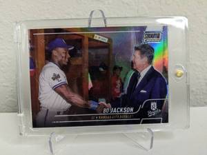 lot 41D image: 2022 Stadium Club Chrome Bo Jackson Refractor #95 T