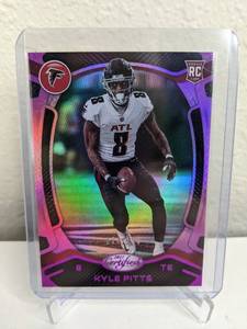 lot 54 image: 2021 Panini Certified Kyle Pitts Mirror Numbered 114199 RC #111 T