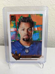 lot 74B image: 2024 Panini Donruss Rome Odunze Gridiron Kings RC #7 T