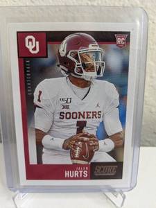 lot 20B image: 2020 Panini Score Jalen Hurts RC #358 T