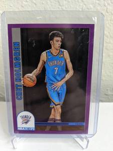 lot 71D image: 2022-23 Panini Hoops Chet Holmgren Purple RC #282 T