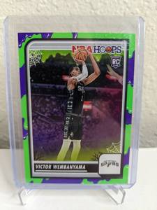 lot 26 image: 2023-24 Panini Haunted Hoops Victor Wembanyama RC #108 T