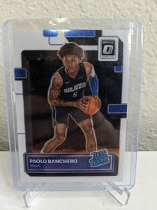 lot 34D image: 2022-23 Panini Donruss Optic Paolo Banchero Rated Rookie #221 T