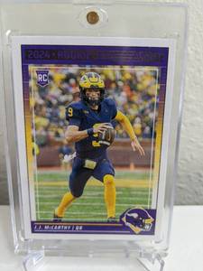 lot 32D image: 2024 Panini Score JJ McCarthy RC #304 T