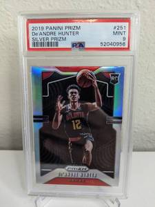 lot 39E image: 2019 Panini Prizm DeAndre Hunter Silver Prizm RC #251 Graded PSA 9 T