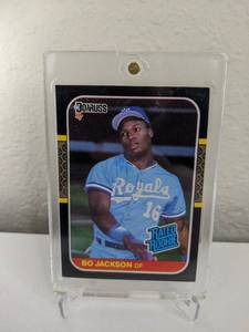 lot 40D image: 1986 Donruss Bo Jackson Rated Rookie #35 T