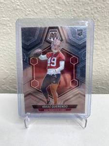 lot 867 image: 2024 Panini Mosaic Isaac Guerendo RC #388 J