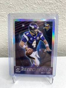 lot 28A image: 2021 Panini Donruss Optic Brett Favre Retro Series Silver Prizm #RS-BF J