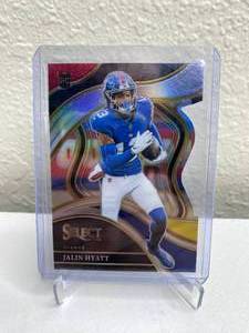 lot 871 image: 2023 Panini Select Jalin Hyatt Club Level Die-Cut Prizm RC #263 J