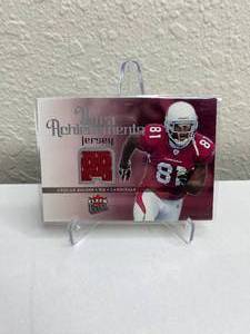 lot 884 image: 2006 Ultra Achievements Anquan Boldin Jersey Card #UAAB J