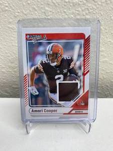 lot 886 image: 2024 Panini Donruss Amari Cooper Threads Patch #DTH-ACO J