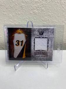 lot 99 image: 2022 SportKings Legends Reggie Miller Game Worn Jersey Relic #LSM-39 J