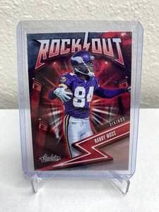 lot 39K image: 2023 Panini Absolute Randy Moss Rock Out #4 J