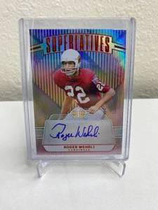 lot 44K image: 2023 Panini Illusions Roger Wehrli Superlatives Certified HOF Autograph #S-RWI J