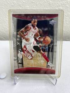 lot 106 image: 2004-05 Upper Deck Tracy McGrady Trilogy UD Promo #33 J