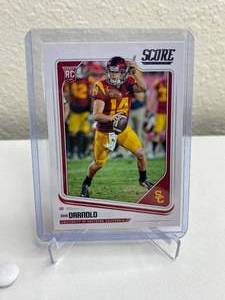 lot 108 image: 2018 Panini Score Sam Darnold RC #349 J
