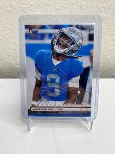 lot 114 image: 2022 Panini Chronicles Jameson Williams Photogenic Bronze RC #PH-45 J