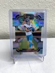 lot 914 image: 2023 Panini Select Brenton Strange Concourse Die-Cut Silver Prizm RC #45 J