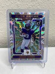 lot 35C image: 2023 Panini Donruss Jordan Addison Elite Series Rookies RC Holo #10 J