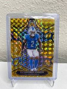 lot 90D image: 2024 Panini Mosaic CJ Gardner-Johnson Yellow Reactive Prizm #181 J