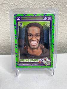 lot 38D image: 2024 Score-a-Treat Marvin Harrison Jr Green Rising Stars RC #38 J